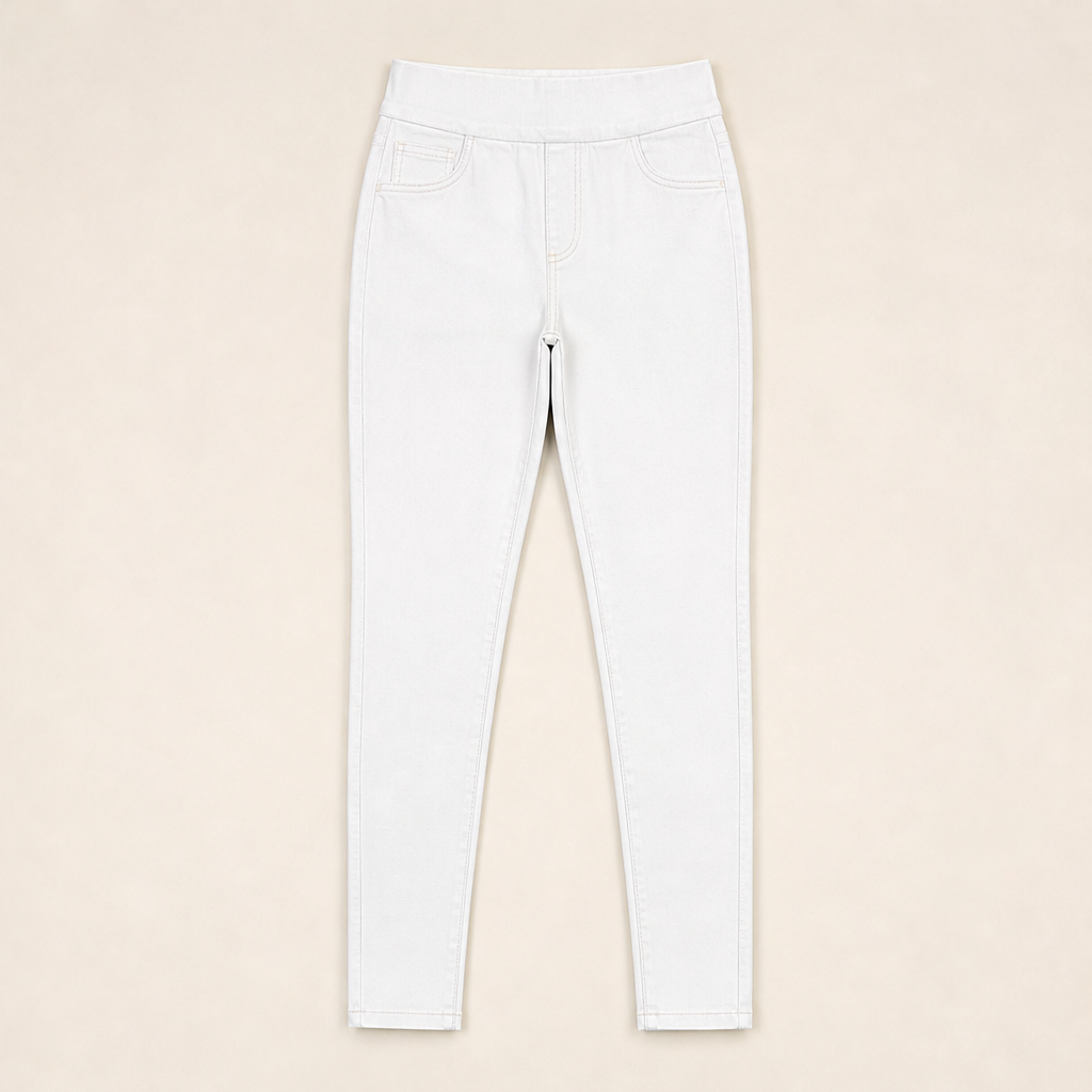 Velmora – Jeggings Skinny a Vita Alta White