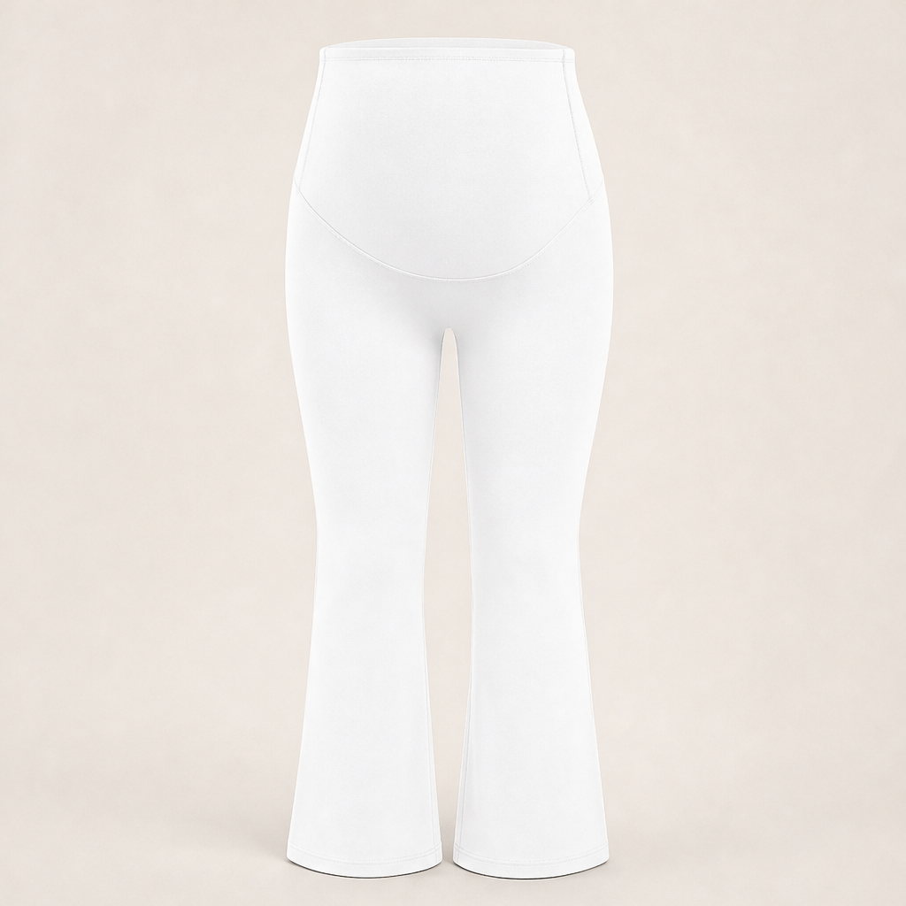 Velmora – Leggings Premaman Svasati Vita Alta White