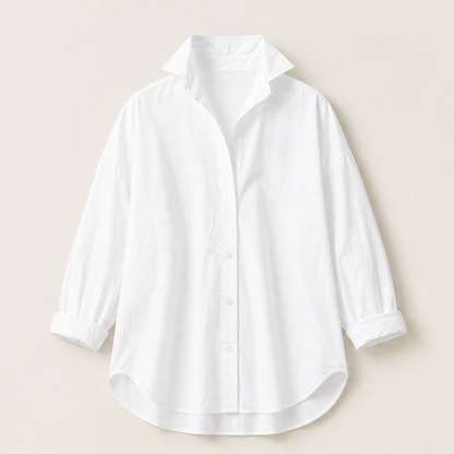 Belloran – Camicia Oversize a Maniche Lunghe White
