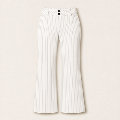 Velarno – Pantaloni a Righe Svasati White