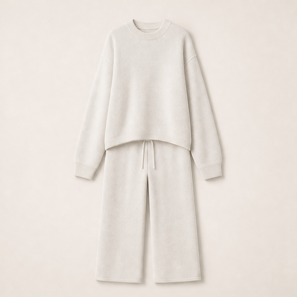 Mornavi – Maglione Oversize a Maglia Beige