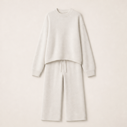 Mornavi – Maglione Oversize a Maglia Beige