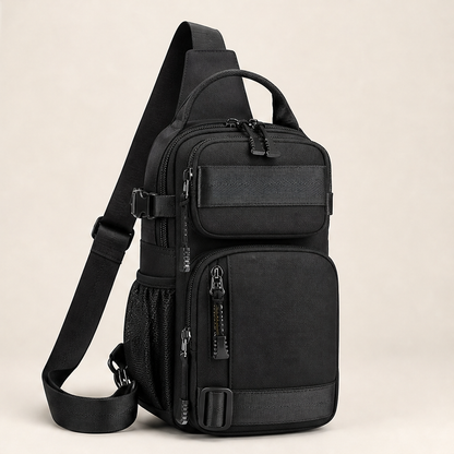 Borsa a Tracolla Multifunzionale Verde Oliva con Tracolla Regolabile – Tessuto Oxford