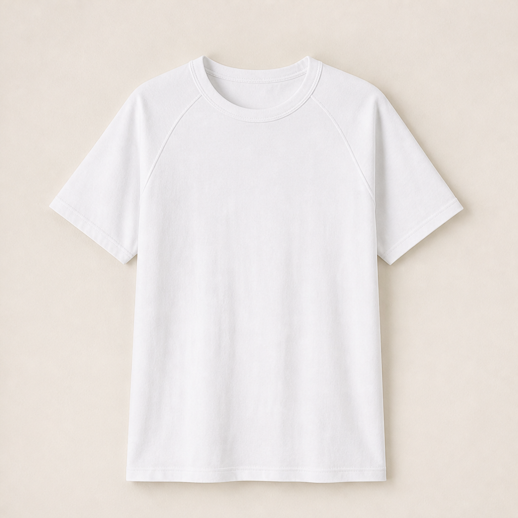 Vornali – T-Shirt Slim Fit Raglan White