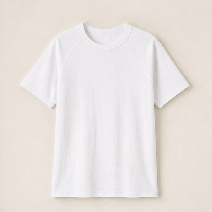 Vornali – T-Shirt Slim Fit Raglan White