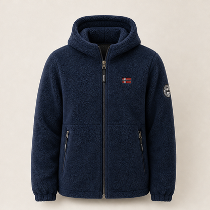 Termovia – Giacca Riscaldata in Grafene con Cappuccio Navy