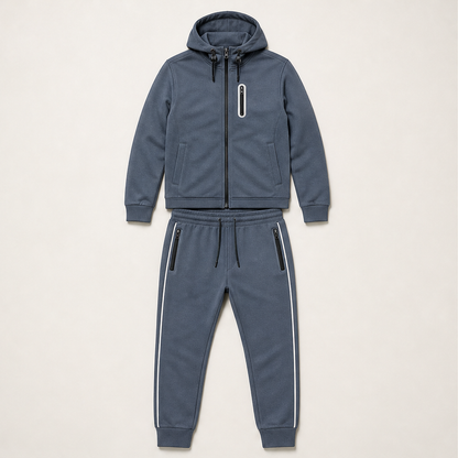Montavia – Tuta in Pile con Cappuccio Navy