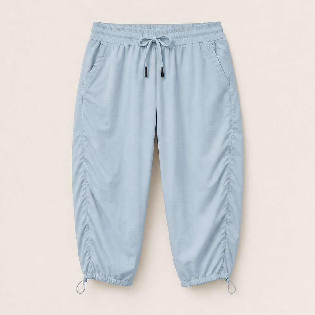 Verlina – Pantaloni Harem Cropped Asciugatura Rapida Light Blue