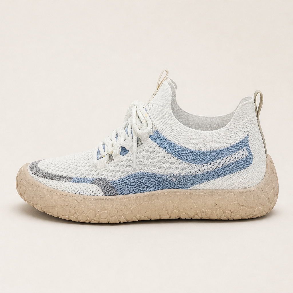 Venalia – Sneakers Traforate in Maglia Traspirante Blue