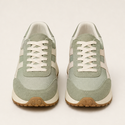 Velmara – Sneakers Platform Leggere Sage Green