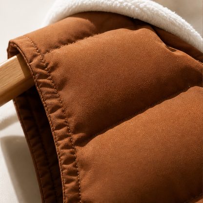 Vernasca – Gilet Piumino con Cappuccio Bicolore detail