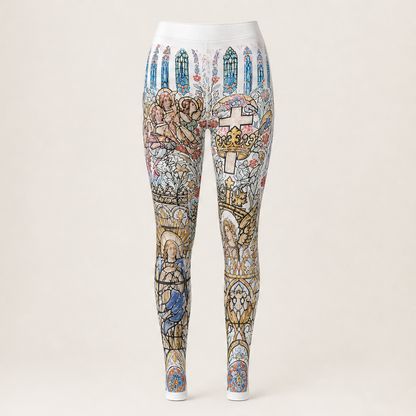 Vitralle – Collant Stampa Vetrata Gotica White