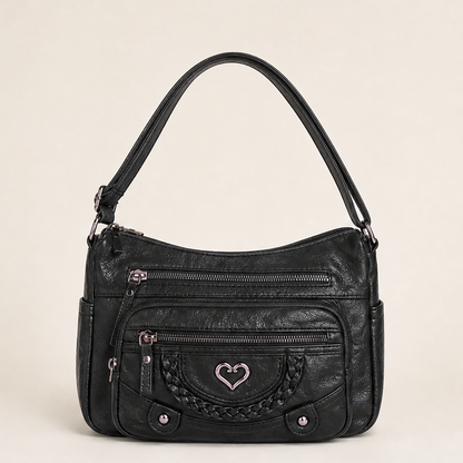 Vellora – Borsa a Tracolla Multitasche in Pelle PU Black