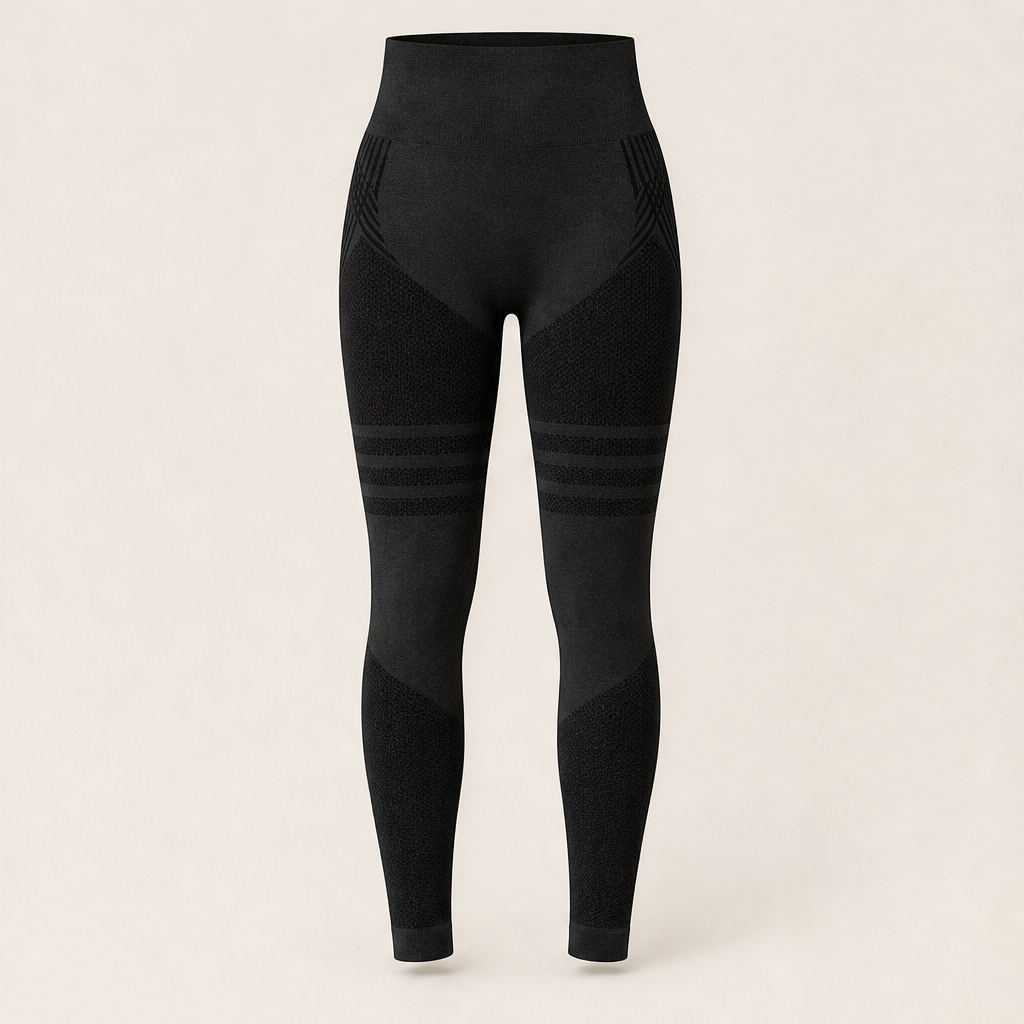 Modellara – Leggings Modellanti 3D a Vita Alta Black