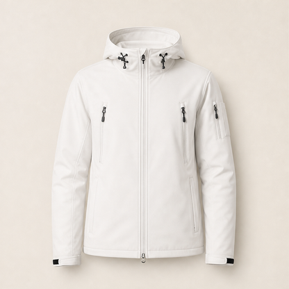 Montarix – Giacca Impermeabile Imbottita con Cappuccio White