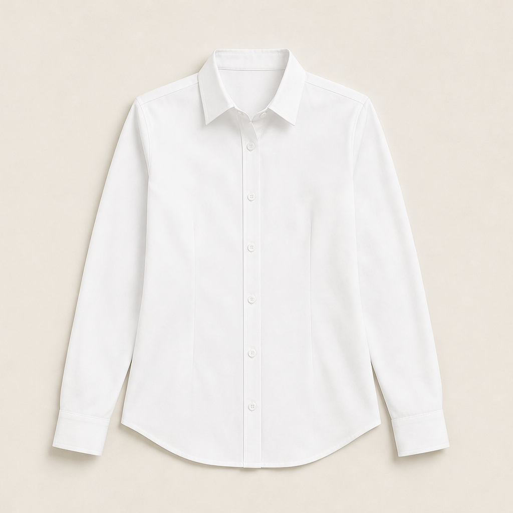 Novirra – Camicia Slim Fit Antipiega White