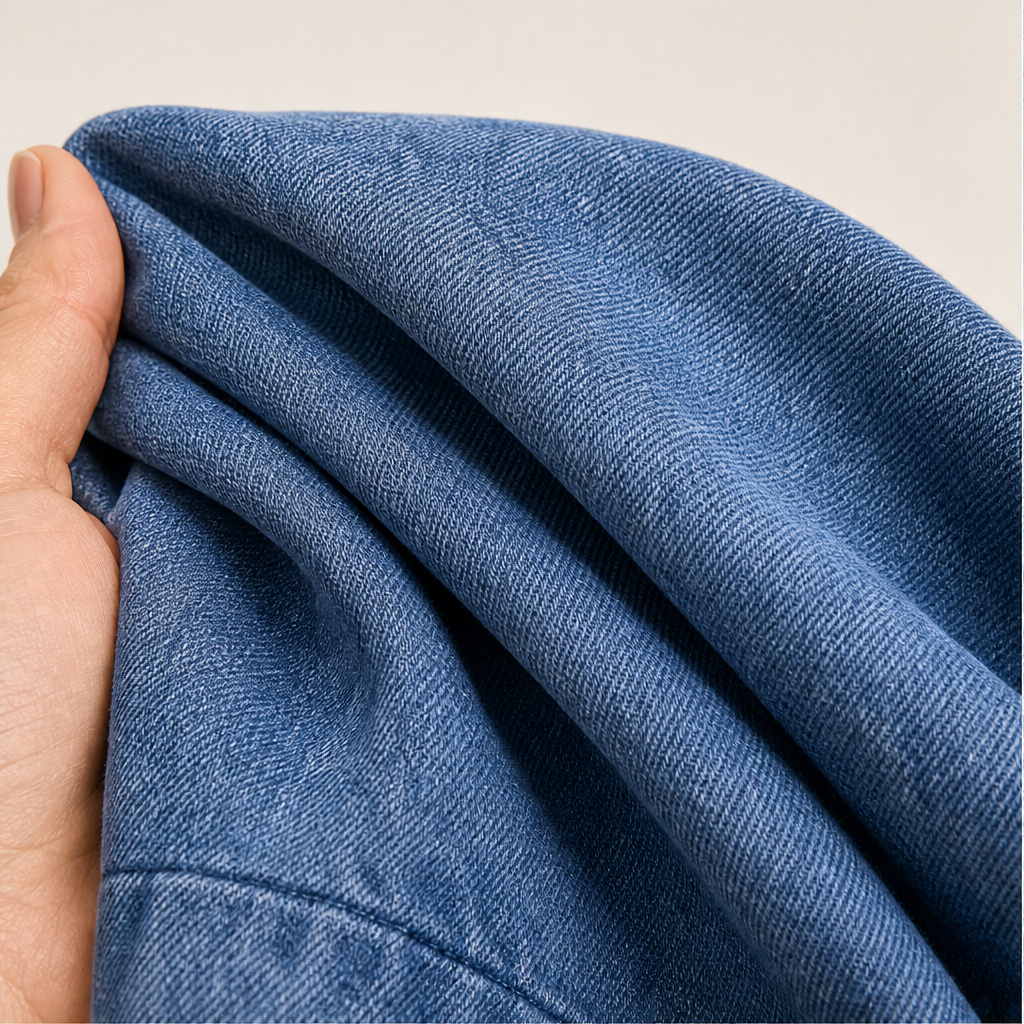 Vallonda – Jeans Baggy a Vita Alta con Coulisse detail
