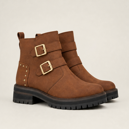 Novella – Stivaletto in Nubuck con Borchie Brown