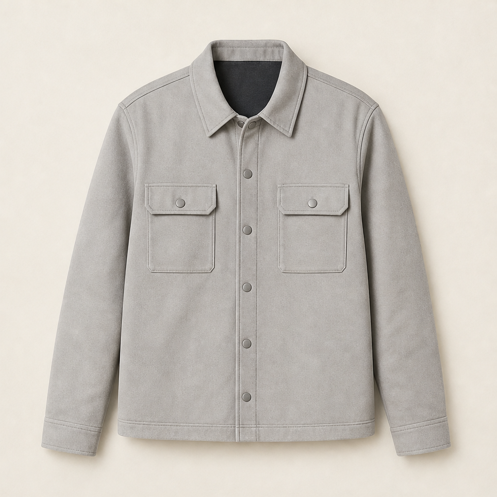 Varondo – Overshirt con Taschino Doppio Grey