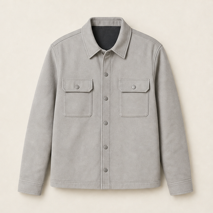 Varondo – Overshirt con Taschino Doppio Grey