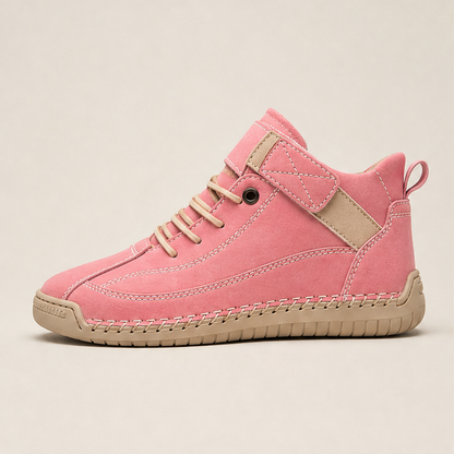 Geraldine – Sneakers Ortopediche in Pelle Pink