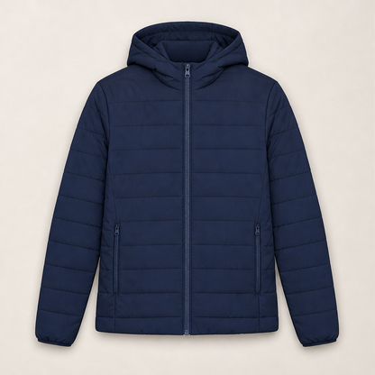 Novarin – Piumino Leggero con Cappuccio Navy