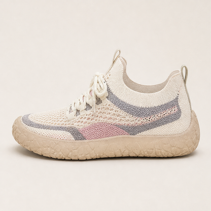 Venalia – Sneakers Traforate in Maglia Traspirante Pink