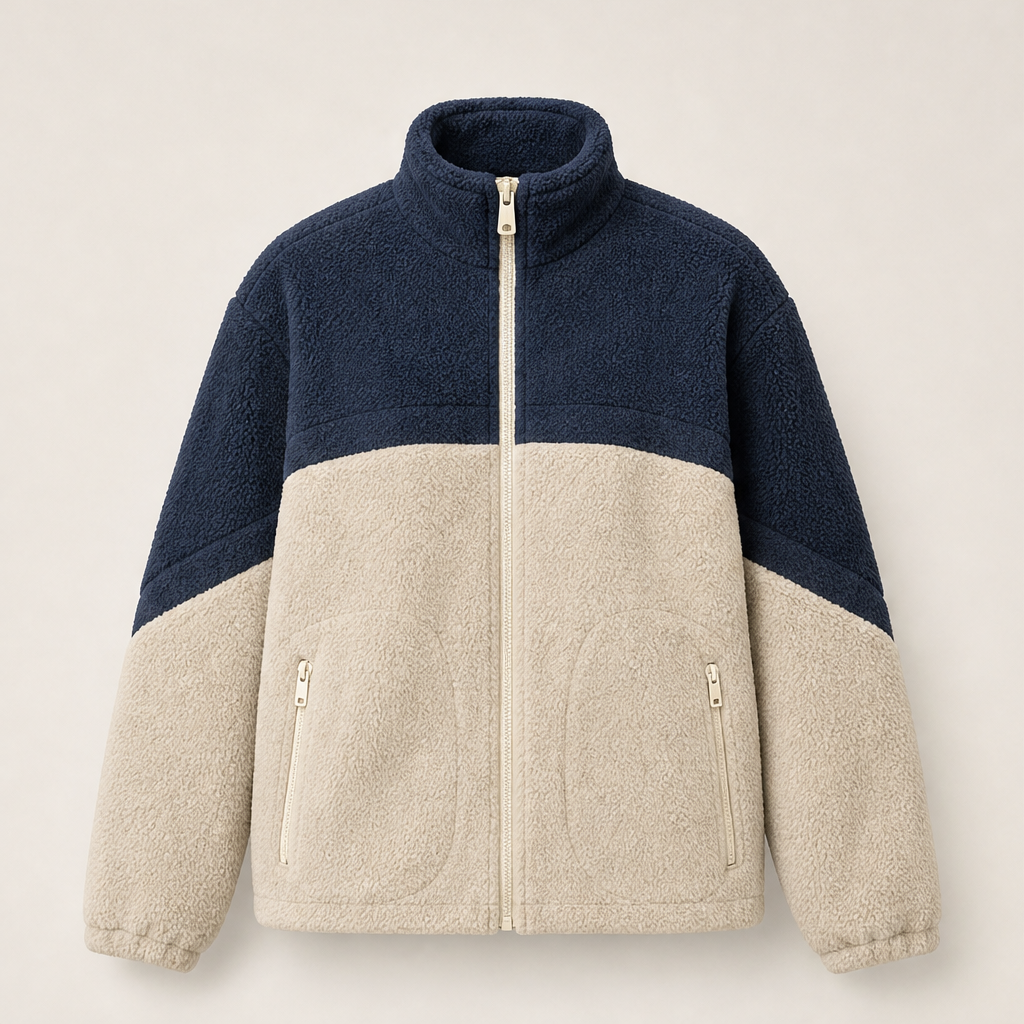 Vorlind – Pile Reversibile Bicolore Navy