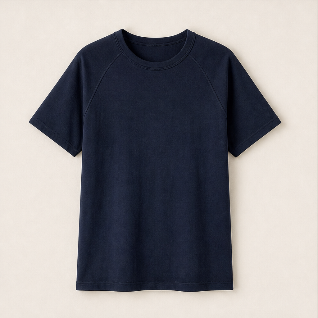 Vornali – T-Shirt Slim Fit Raglan Navy