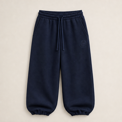 Volkaro – Joggers Baggy in Cotone Pesante 630GSM Navy