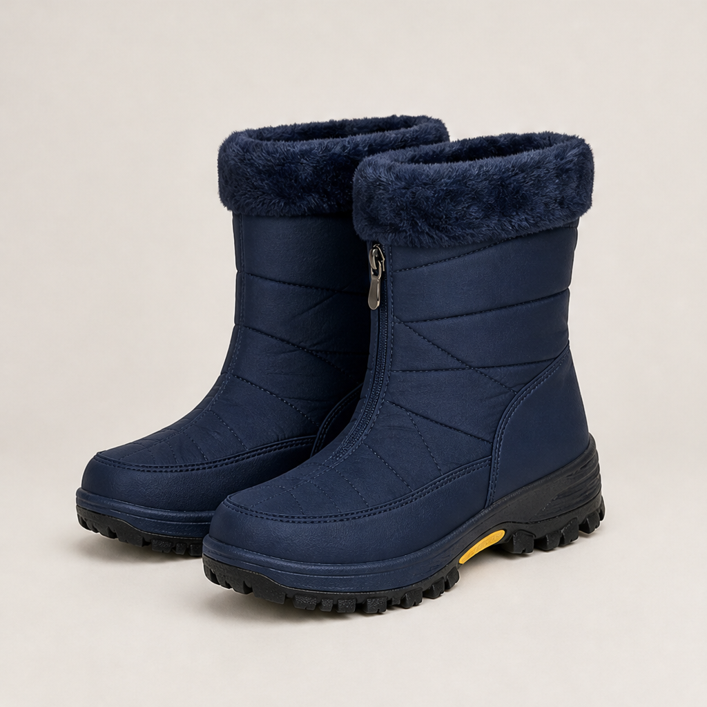 Nevaris – Doposci Impermeabili con Zip Navy