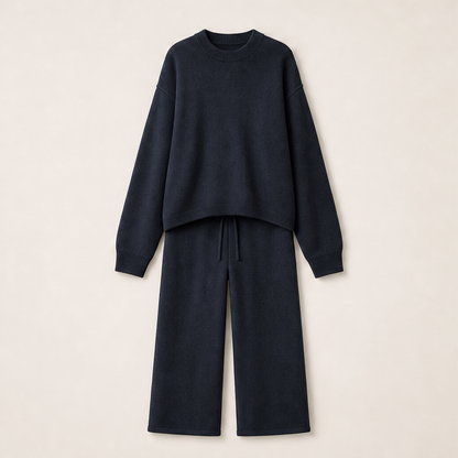 Mornavi – Maglione Oversize a Maglia Navy