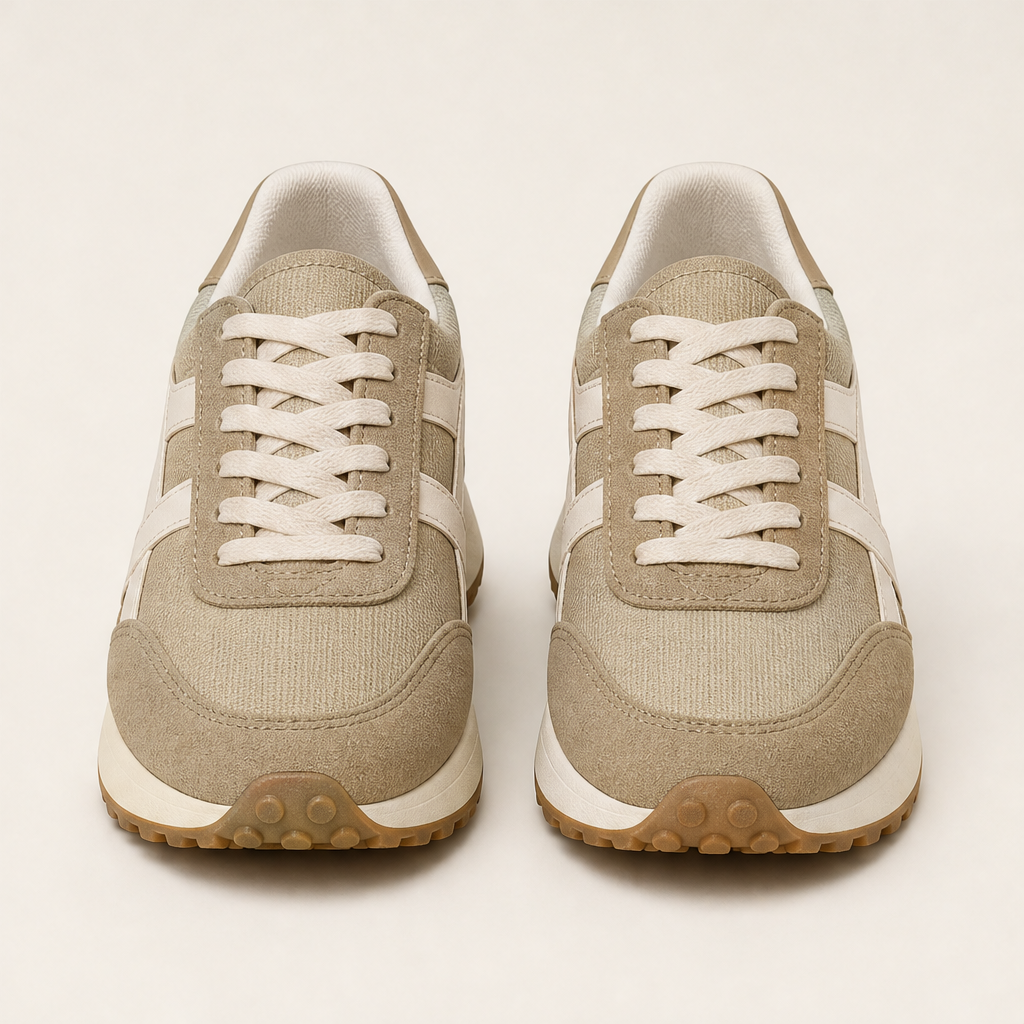 Velmara – Sneakers Platform Leggere Beige