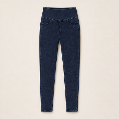 Venalia – Jeans Snellenti a Vita Alta Navy