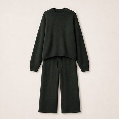 Mornavi – Maglione Oversize a Maglia Dark Green