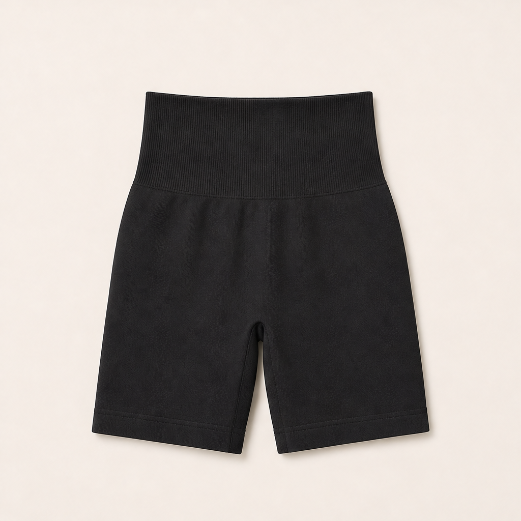 Velura – Shorts Modellanti a Vita Alta Black